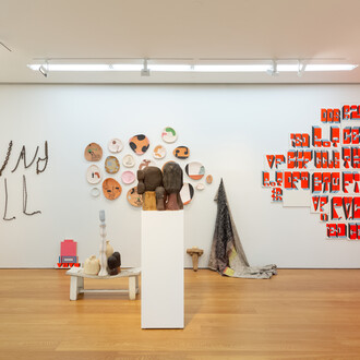 View of Barry McGee’s solo exhibition “The Other Side" at Perrotin Hong Kong, 2019 Photo: Ringo Cheung
© Barry McGee; Courtesy of the artist, Perrotin, and Ratio 3, San Francisco