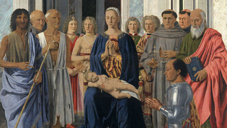 Piero della Francesca, Pala di Brera, particolare