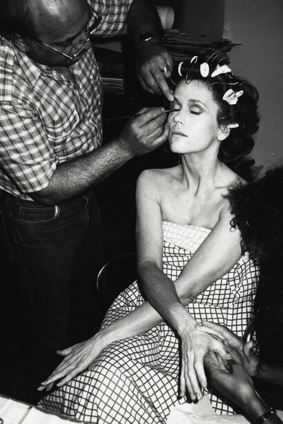 Andy Warhol, Jane Fonda in hair and makeup at the Factory. Courtesy of Hedges Projects