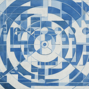 Maurice Golubov, Untitled (#13410), 1974. Oil on canvas, 26 x 34 in. Courtesy of the artist and LewAllen Galleries