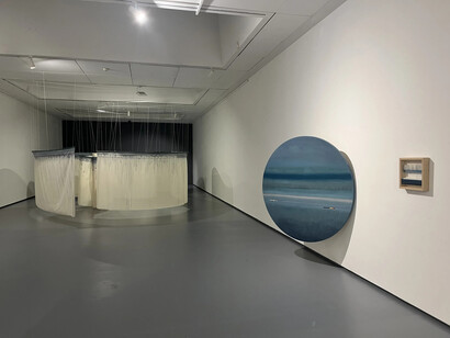 Angélica Chavarro, Paisajes del pensamiento, vista de exhibición. Cortesía de Beatriz Esguerra Art