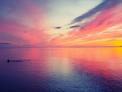 Atardecer colorido