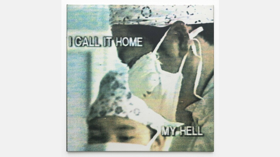 Matthias Groebel,
Untitled, 1994,
acrylic on canvas,
95 × 95 cm (37 3/8 × 37 3/8 in). Courtesy of the artist and Bel Ami Gallery