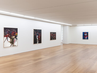 View of Georges Mathieu's solo exhibition at Perrotin Hong Kong, 2019
Photo: Ringo Cheung
© Georges Mathieu / ADAGP, Paris, 2019 Courtesy of the artist & Perrotin
