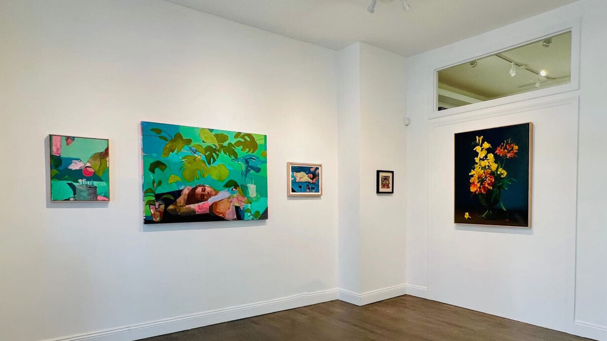 Various artists, Vast and varied, texan women painters, exhibition view. Courtesy of Ruiz-Healy Art