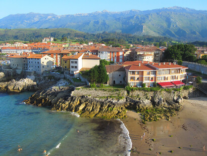 Beautiful sea town of Llanes, Asturias, Spain