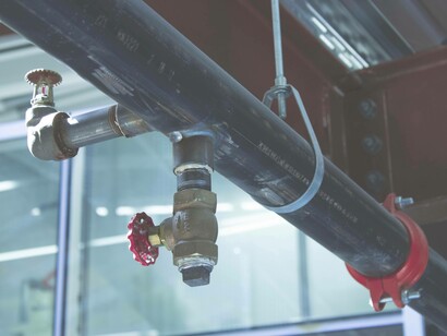 A pipeline transporting a valuable source of energy is firmly set and ready to receive