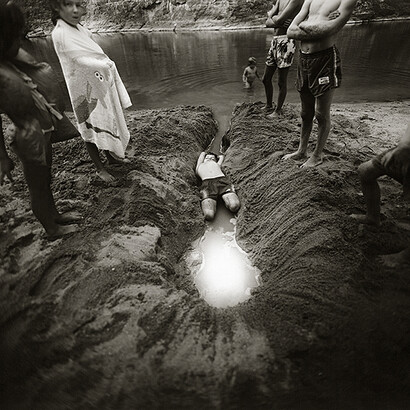 Sally Mann, The Ditch, 1987, gelatin silver print, The Art Institute of Chicago, Gift of Sally Mann and Edwynn Houk Gallery. The Art Institute of Chicago / Art Resource, NY, Image © Sally Mann