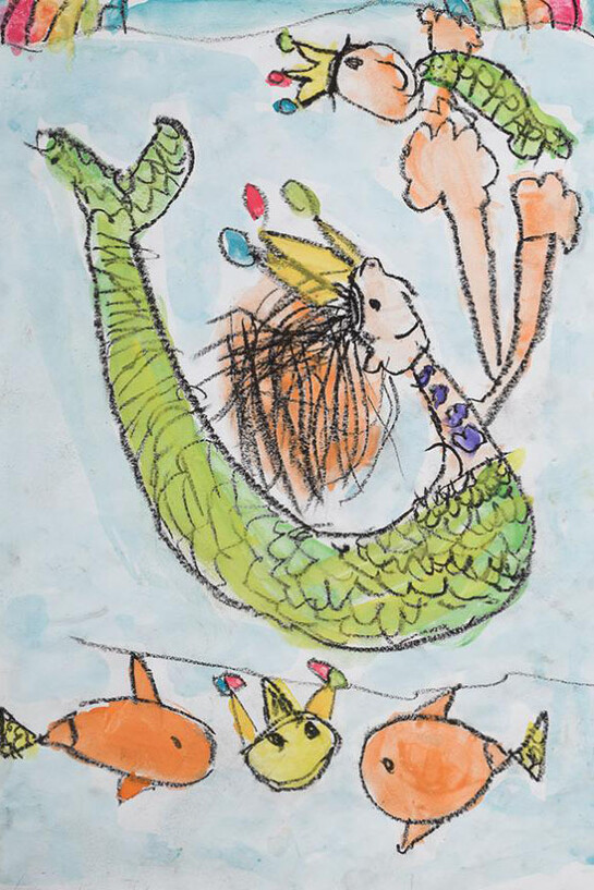 Pirates and Mermaids (Primary 1-3) by Charlotte Fisken. 1st Place