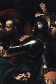 Caravaggio (Michelangelo Merisi da) Caravaggio, 1571–1610 Porto Ercole -  "The Taking of Christ", 1602. Oil on canvas, 135.5 x 169.5 cm.
