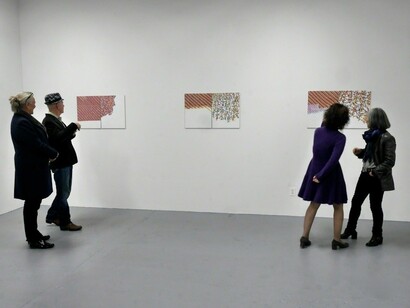 Marjorie Welish, Exhibition view. Courtesy of Art 3 gallery