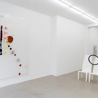 installation view "4x Düsseldorf: Helmut Dorner, Inge Mahn, Natalie Czech, Esther Kläs", Kadel Willborn, Düsseldorf, Germany, 2018.
