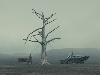 Plano abierto en la película 'Blade Runner 2049' (2017) protagonizada por Ryan Gosling