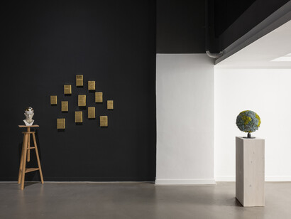 Avelino Sala, These machines kill fascism, exhibition view. Courtesy of ADN Galeria. Photo by Roberto Ruiz