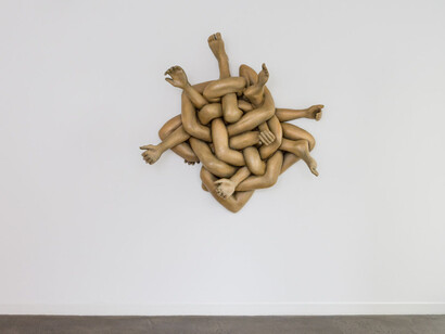 Fredrik Raddum, Arme og Ben, exhibition view. Courtesy of Hans Alf Gallery
