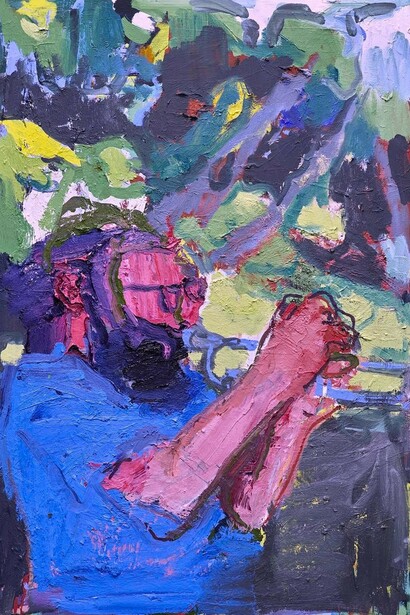 Jennifer Pochinski, Diver, 2023. Courtesy of Dolby Dolby Chadwick Gallery