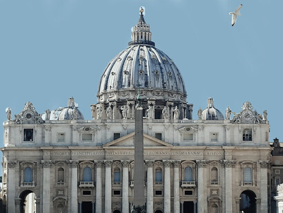 St. Peter's Basilica in Vatican City is a magnificent Renaissance church, renowned for its iconic dome and as one of the holiest sites in Catholicism, housing the tomb of St. Peter