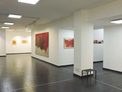 2019. L'attuale Studio d'Arte Cannaviello in via dei Bossi durante una mostra