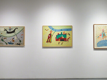 Welcoming the Two Faced Rider. Courtesy of Cavin Morris Gallery