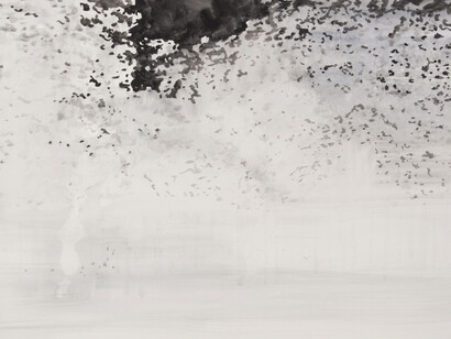 Uwe Wittwer, The Black Sun (After Antonioni) (detail), 2012, Watercolour, 78 parts, 31 × 51 cm each part © Uwe Wittwer 2015. Courtesy Parafin, London