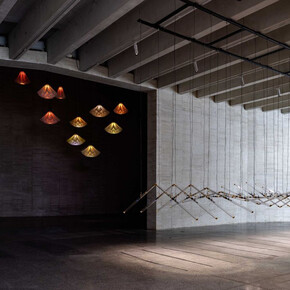 Drift, Amplitud / Pradera, vista de exhibición. Cortesía del MUSAC