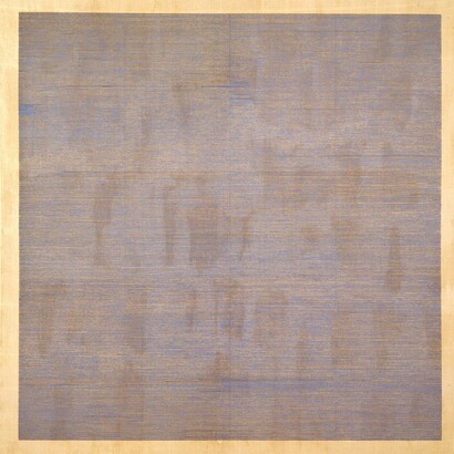 Agnes Martin, Falling Blue, 1963; San Francisco Museum of Modern Art, Gift of Mr. And Mrs. Moses Lasky; © Estate of Agnes Martin / Artists Rights Society (ARS), New York; foto: Don Myer
