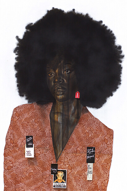Oluwatobi Adewumi, Priced identity, 2025. Courtesy of The Camp Gallery