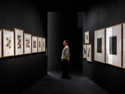 Lygia Pape, Tisser l’espace, vue d'exposition. Avec l'aimable autorisation de la Bourse de Commerce