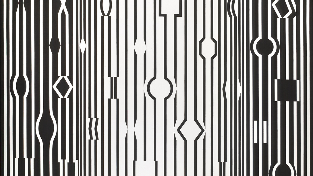 Victor Vasarely, Markab neg (detail), 1953. Courtesy of Albertina Museum