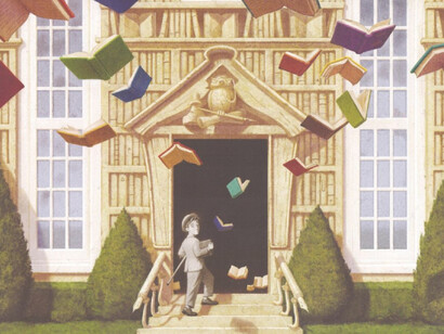 "I fantastici libri volanti di Mr Morris Lessmore", illustrato da William Joyce e Joe Bluhm, Rizzoli, (2017). Il ritmo delle immagini viene scandito dal tempo di lettura, anche se a volte alcuni tratti possono essere talmente belli da far dimenticare le parole o da non averne addirittura bisogno 