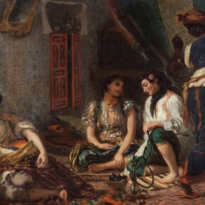 Henri Fantin-Latour, d’après Eugène Delacroix, Femmes d’Alger, huile sur toile © Musée du Louvre, Dist. RMNGrand Palais / Harry Bréjat