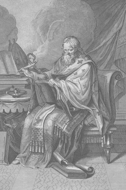 Retrato del obispo Ambrosio de Milán