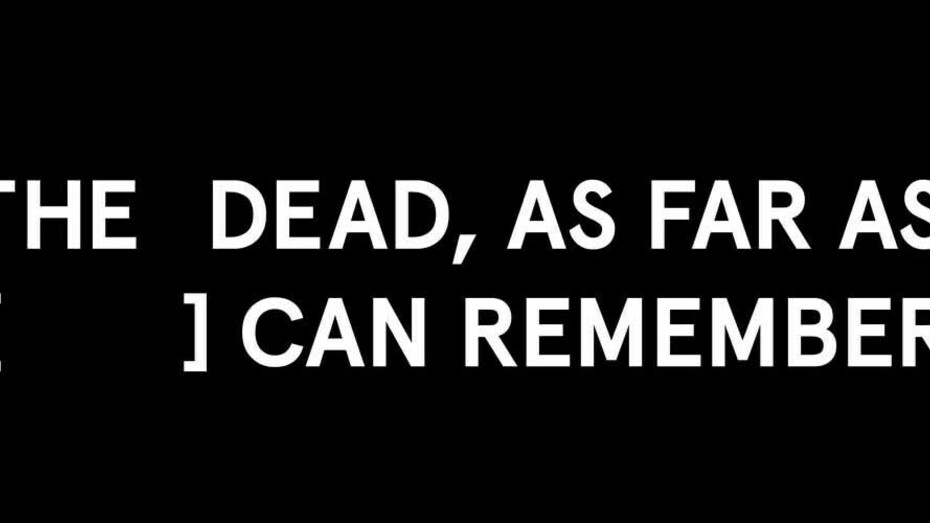 The Dead, as far as [ ] can remember. Courtesy of Tieranatomisches Theater