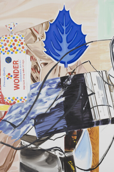 David Salle, Grace of, 2013-2014, oil and acrylic on linen, 208.3 x 259.1 cm, © the artist, courtesy Maureen Paley, London
