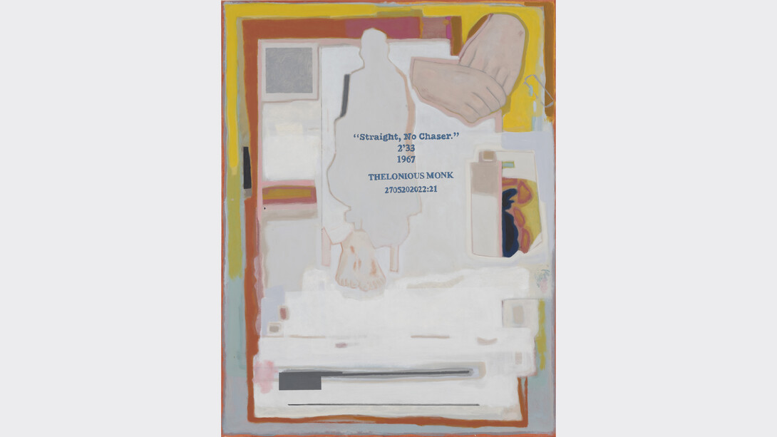 Jean- Michel Alberola, Le Roi de Rien XXVI, 2022. Oil on canvas, 117 × 89 cm — 46 1/8 × 35 in. Photo: Bertrand Huet-Tutti © Courtesy of the artist and Templon, Paris, Rights Reserved © ADAGP, 2023