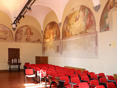 Certosa di Pontignano, (Siena), Toscana, Italia. Refettorio