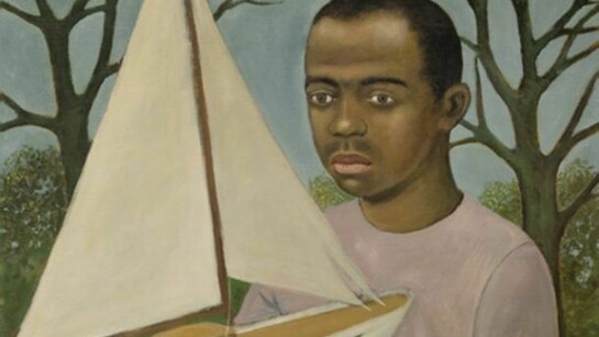 John Kirby, Being Young, Oil on canvas, 39 x 28 inches