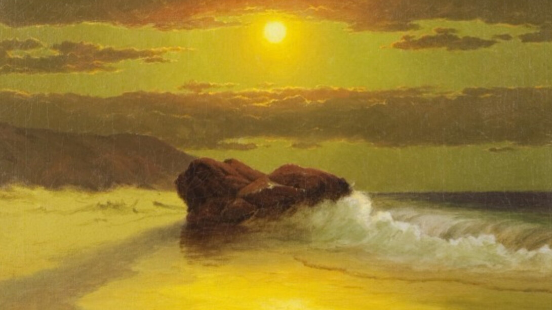 James Fairman, Twilight on the Shore. Courtesy of Questroyal Fine Art