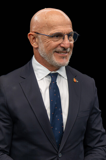 Luis de la Fuente lors du match entre la France et l’Espagne à la Coupe du monde de la FIFA 2026, le 14 juillet 2026. Photo de Bryan Berlin