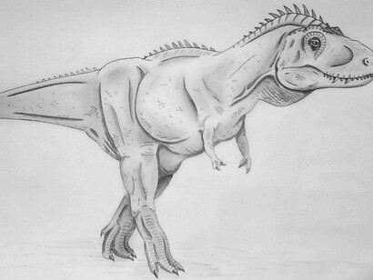 Illustrazione di Nanotyrannus