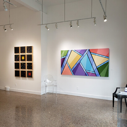 The gallery showcasing Mark Travers' work, A New Land