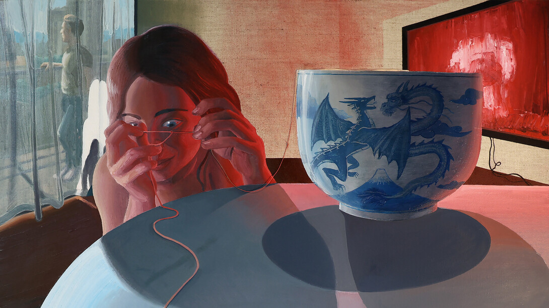 Daniel B. Dias, A borrowed window. Courtesy of Dorothy Circus Gallery