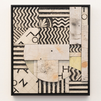 Ruby Sky Stiler, Untitled, 2014, foam, acrylic resin, thermal adhesive and spray lacquer, 19.25 x 16.5 inches