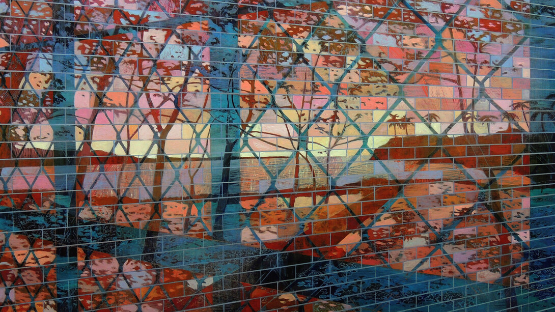 Todd Lanam, Isla Vista Beach, 2013-2014, oil on canvas, 18 x 24 in.