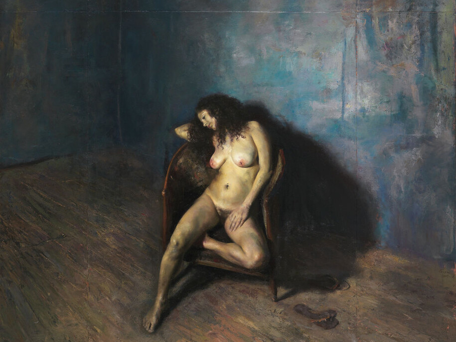 Blue Alexandra, 2005-2006
oil on canvas
220 x 230 cm
