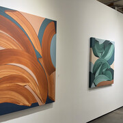 Michelle Weddle, Resonant color, exhibition view. Courtesy of Winston Wächter Fine Art