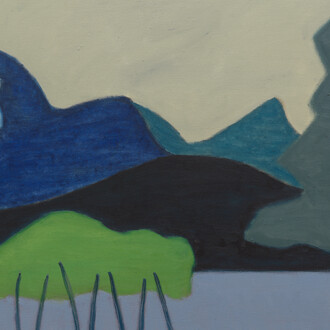Milton Avery, Clear cut landscape (detail), 1951. Courtesy of San Francisco Museum of Modern Art