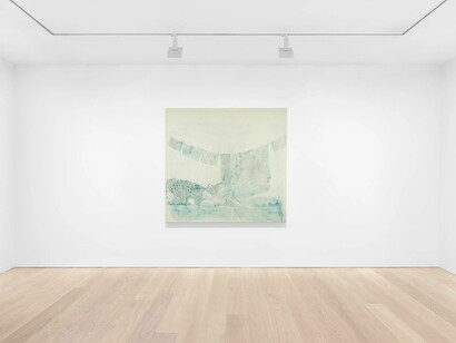 Zeinab Saleh, The space {between}, exhibition view. Courtesy of David Zwirner