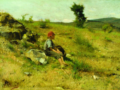 Luigi Bechi, Bambino al sole