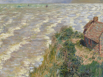 Claude Monet, Rising Tide at Pourville (detail), 1882. Oil on canvas, 66 x 81.3 cm. Brooklyn Museum, gift of Mrs. Horace O. Havemayer, Photo by Brooklyn Museum. Courtesy of Palazzo Zabarella 